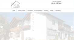 Desktop Screenshot of hotel-heller.de